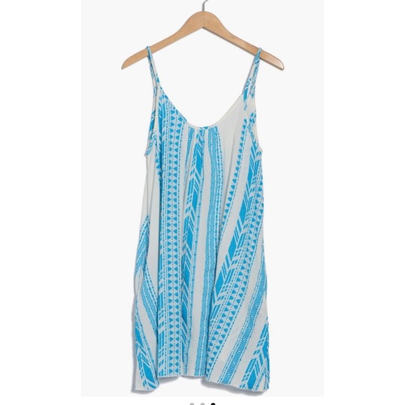 elan beach dress Elan Tiered Piping Detail Dress Red / Extra Small